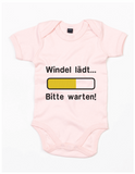 Babybody Kurzarm - Windel lädt...